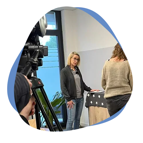 Bild vom Videodreh in Hanstedt